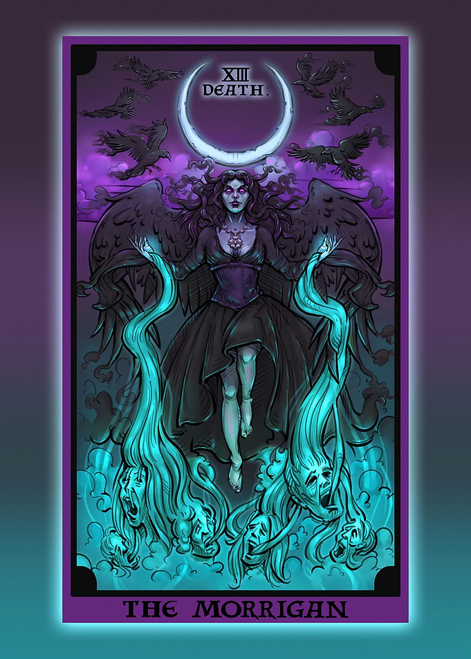 The Morrigan Death Tarot