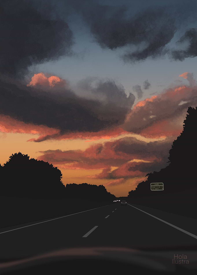 Lofi Sunset Drive