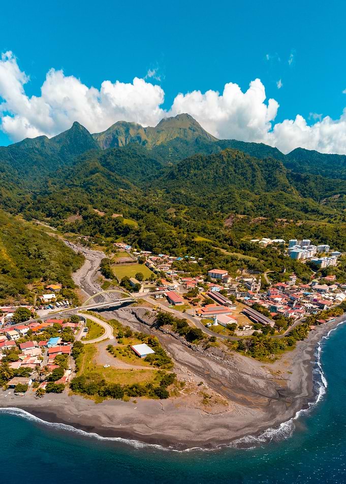Fly over Martinique