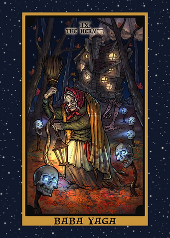 Baba Yaga In The Hermit