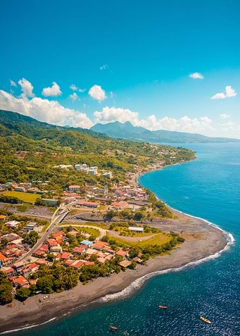 Fly over Martinique