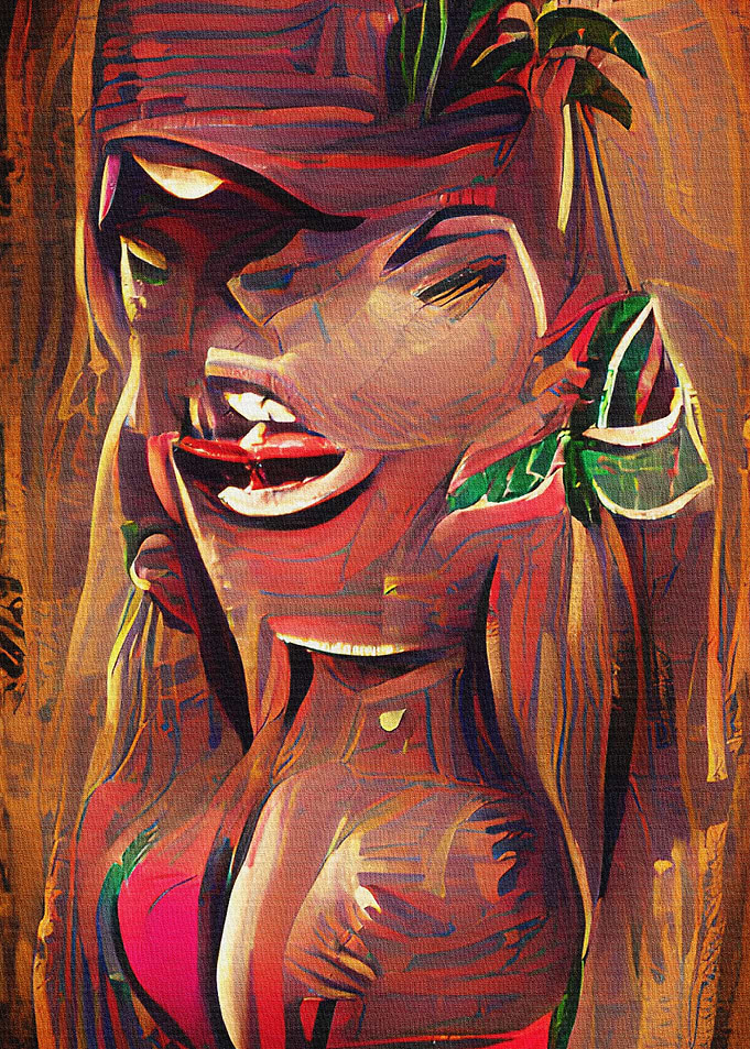 Polynesian Abstract Kitsch