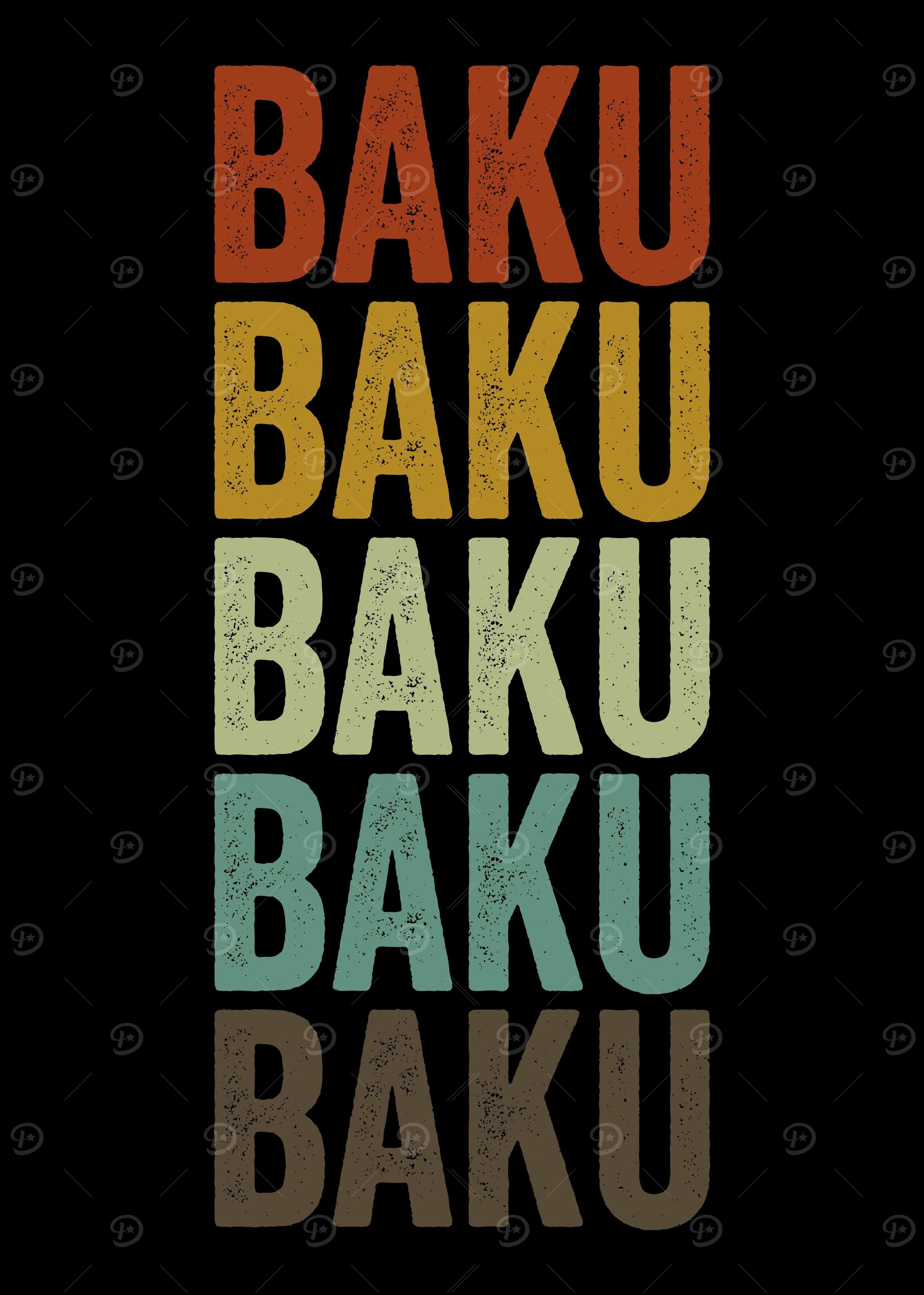 Baku Azerbaijan Retro