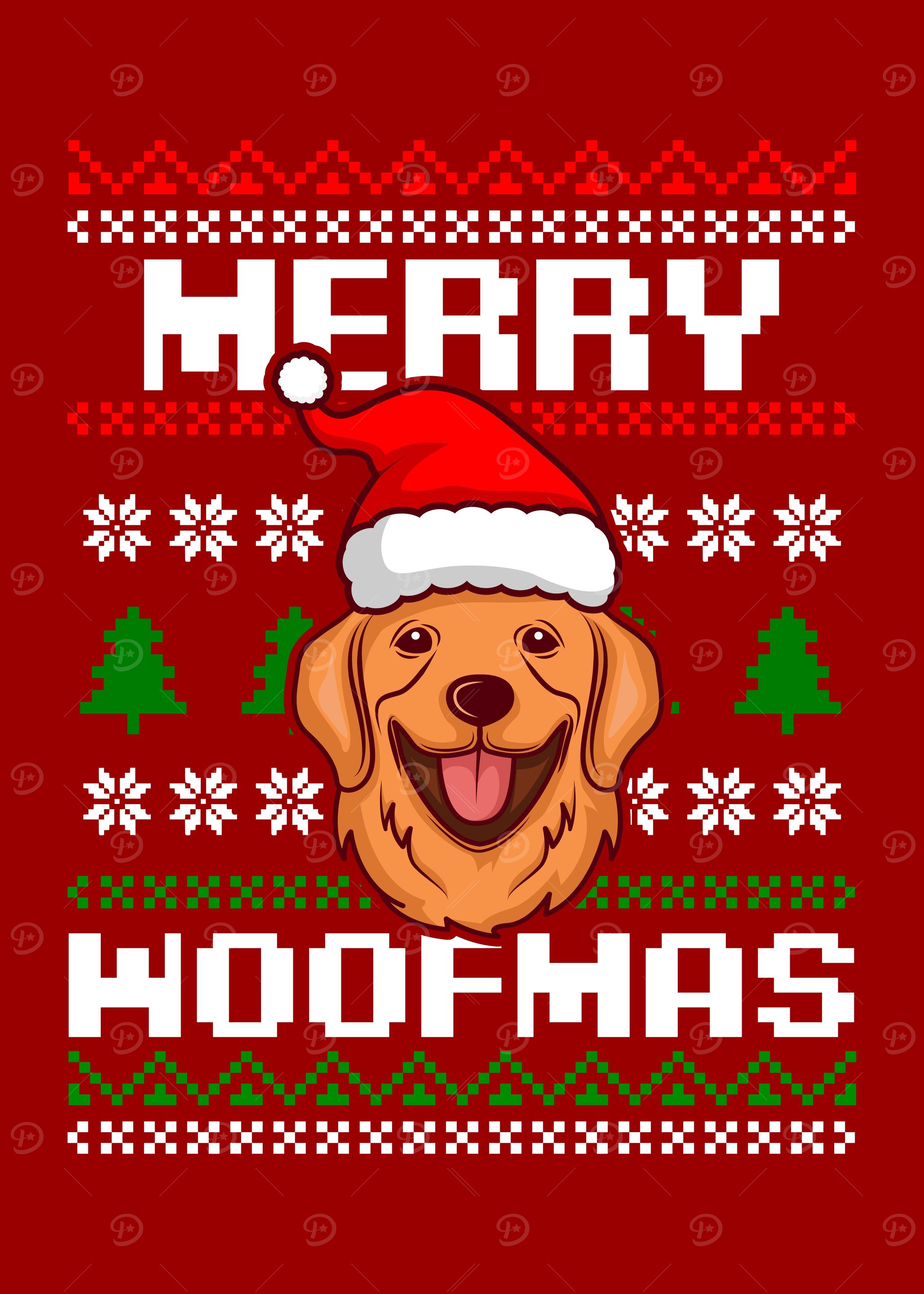 Dog Ugly Christmas Merry