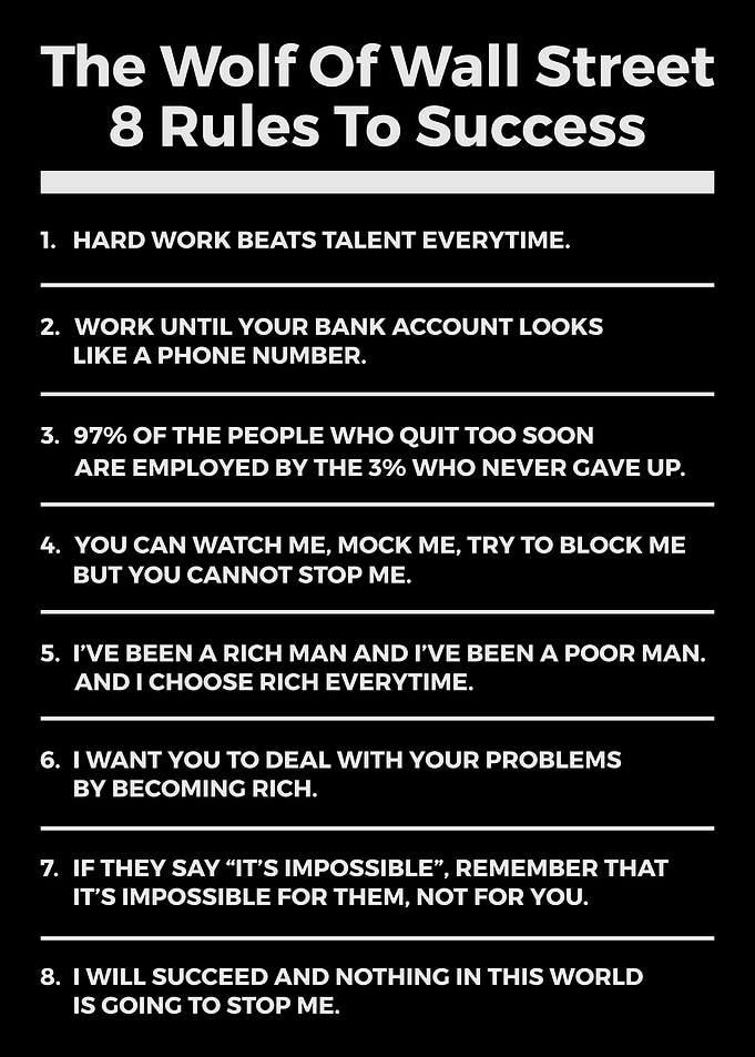 8 Rules To Success