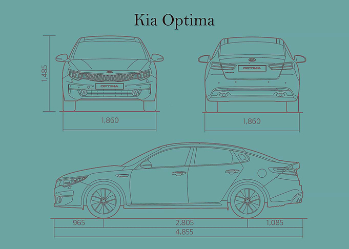 Kia Optima 2017 Blueprint