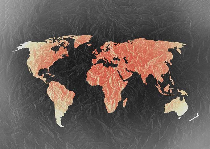 world map