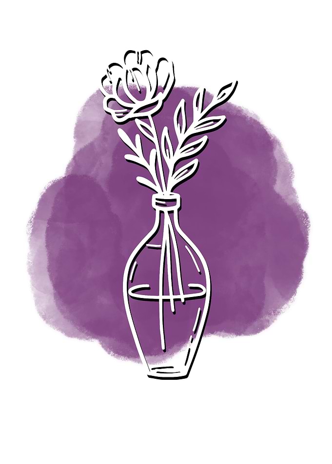 Flowers Line art