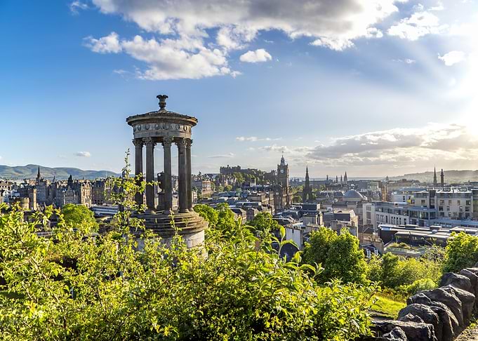 Overlooking Edinburgh