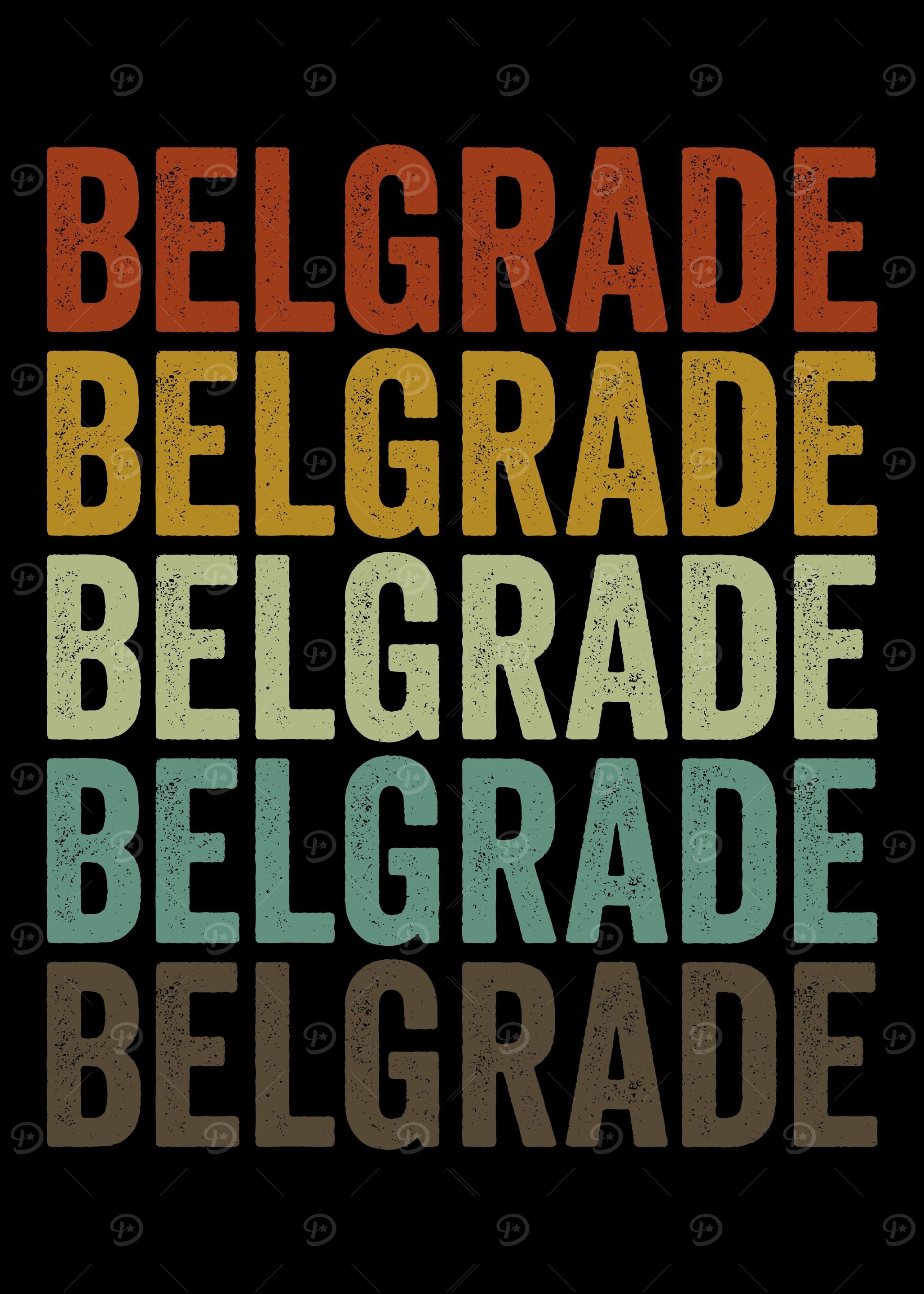 Belgrade Serbia Retro