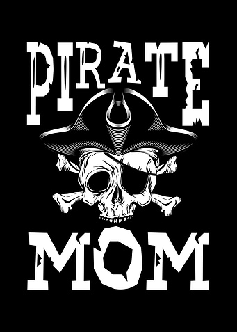 Pirate skull mom