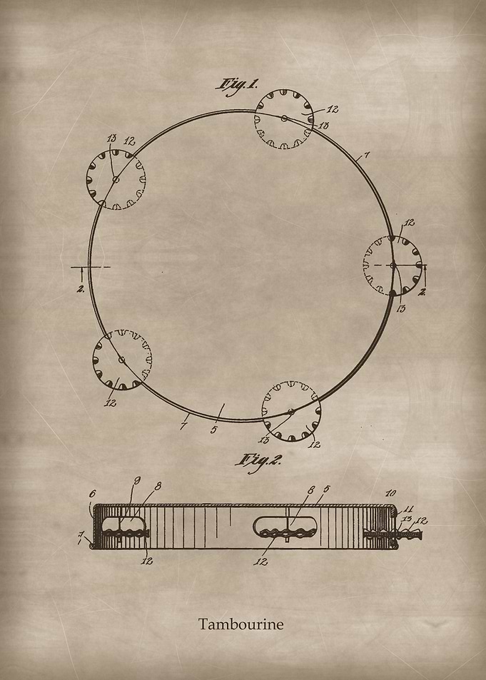 Vintage Tambourine 3