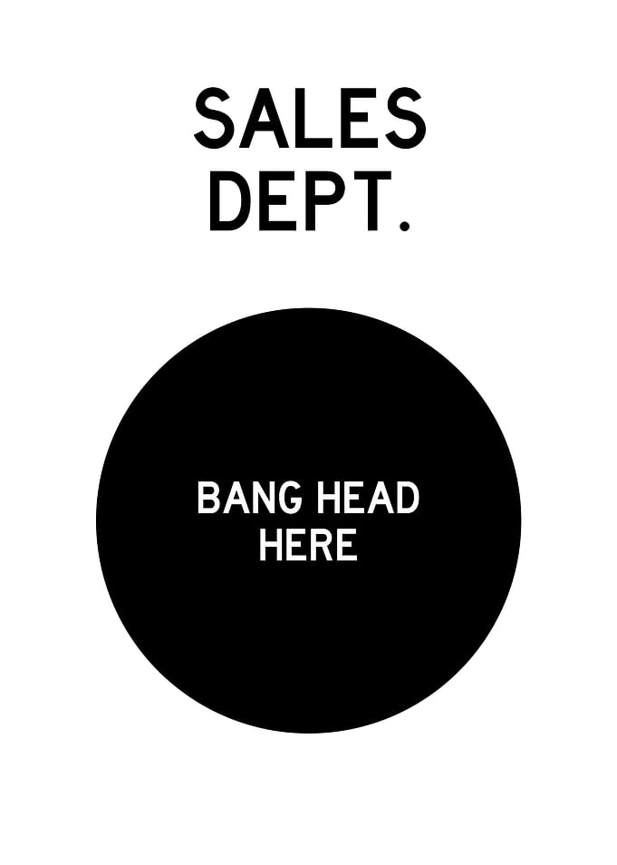 SALES DEPT BANG HEAD