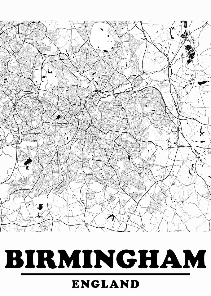 Minimal Birmingham Map