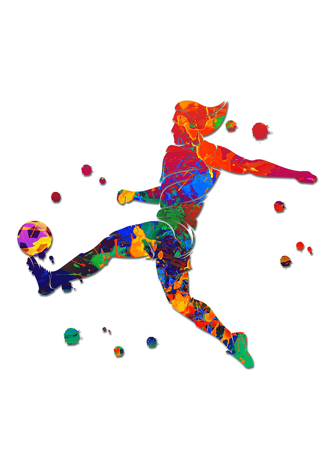 Player with ball