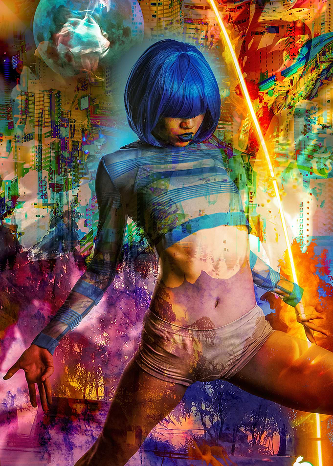 Dancer in Blue