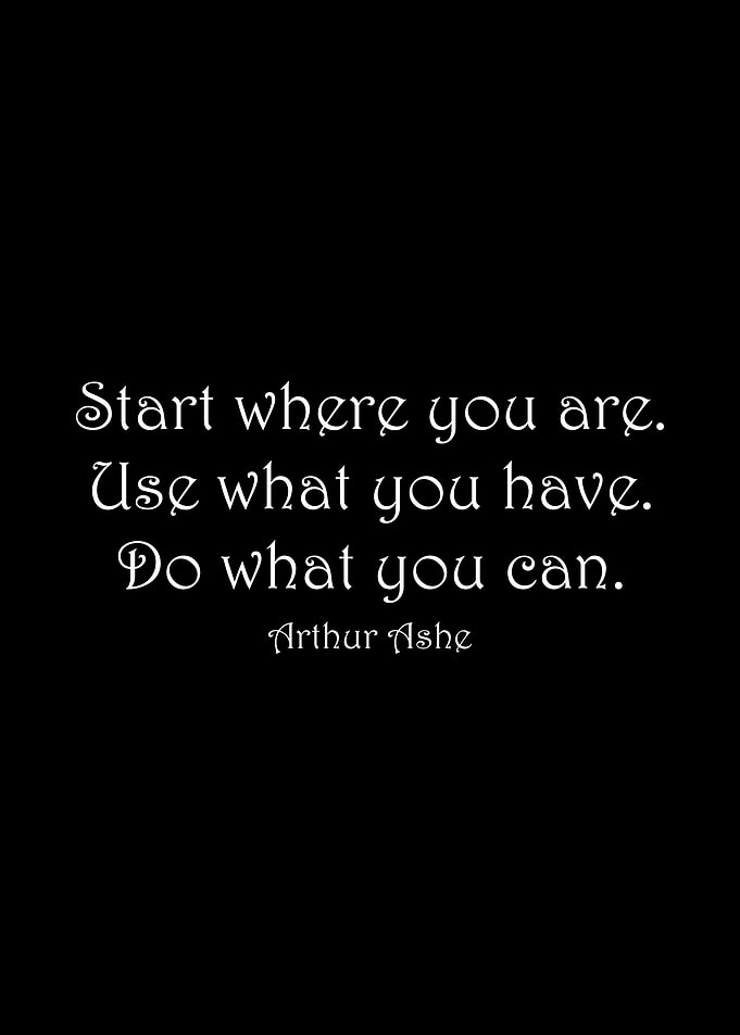 Start Where You Are