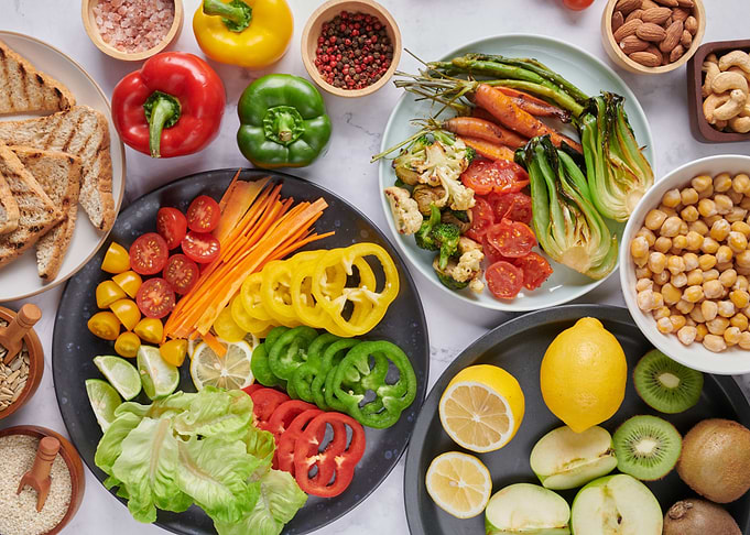 Vegan healthy clean food