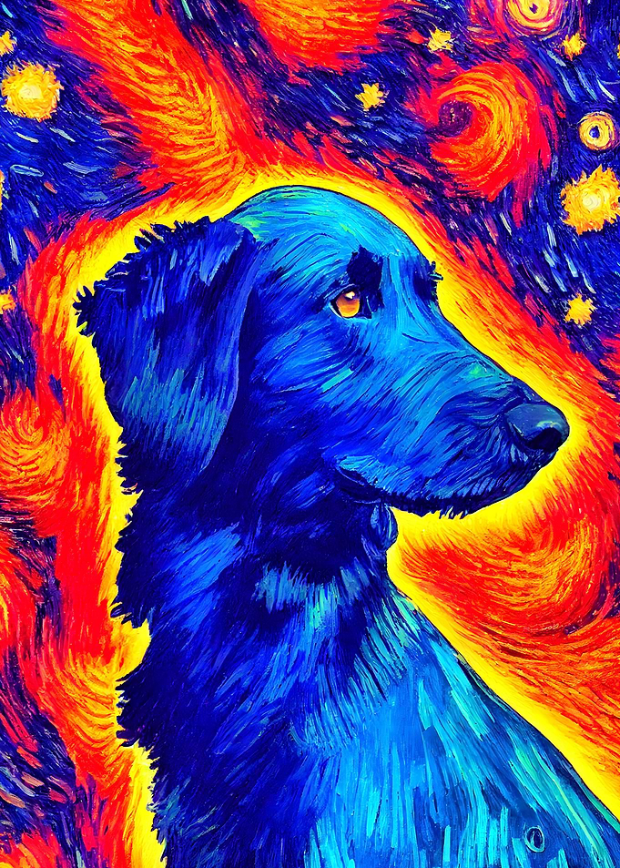 Flat Coated Retriever Dog