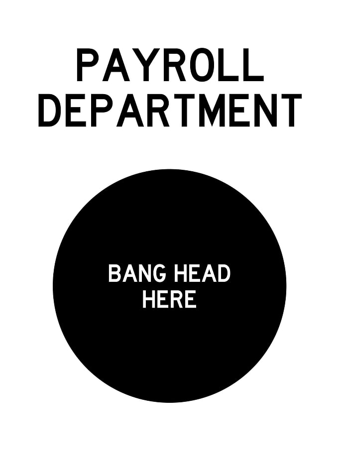 PAYROLL DEPARTMENT BANG