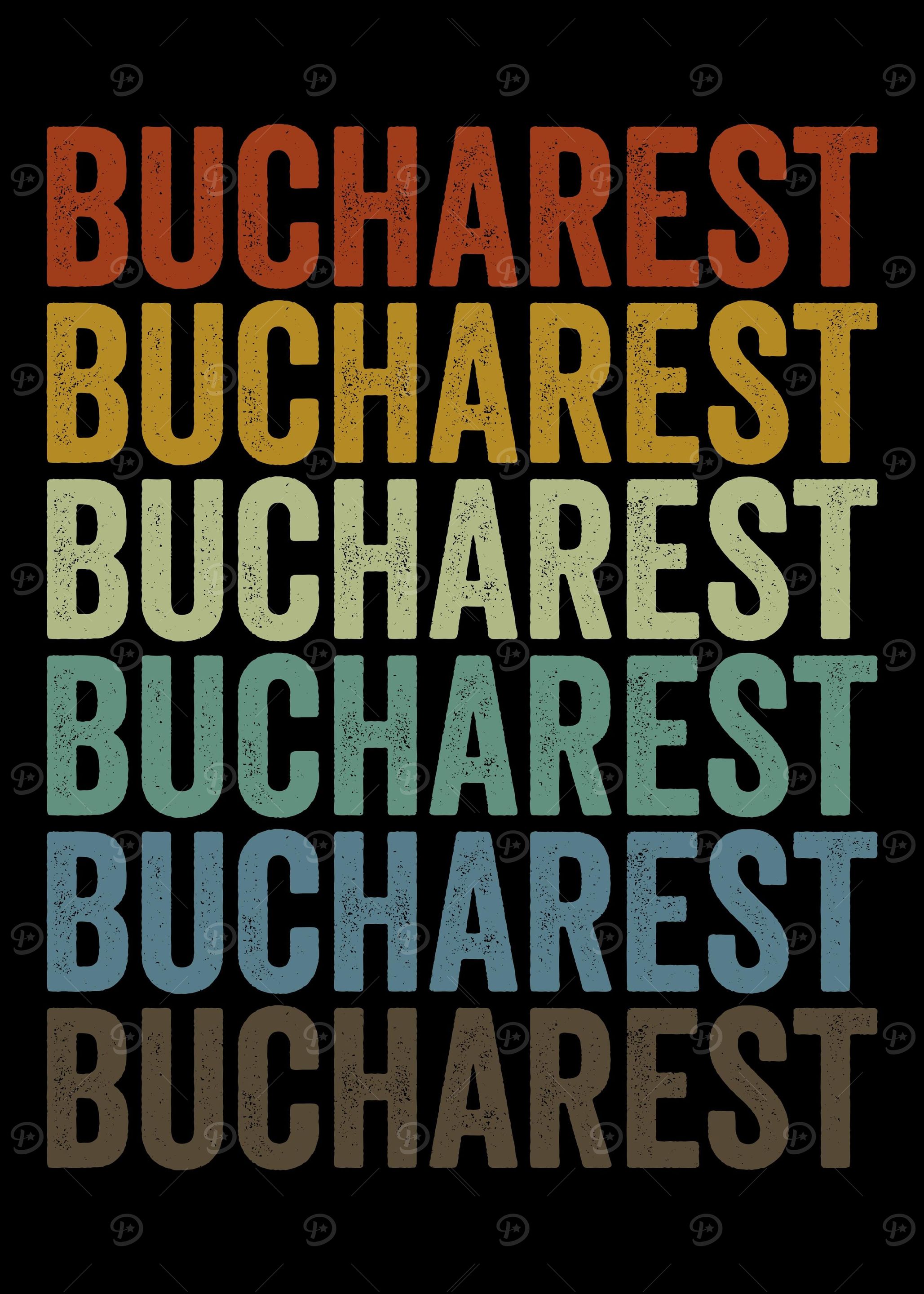 Bucharest Romania Retro