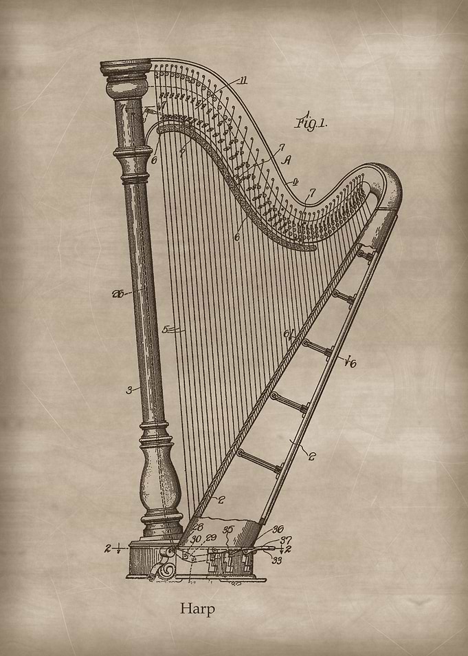 Vintage Harp