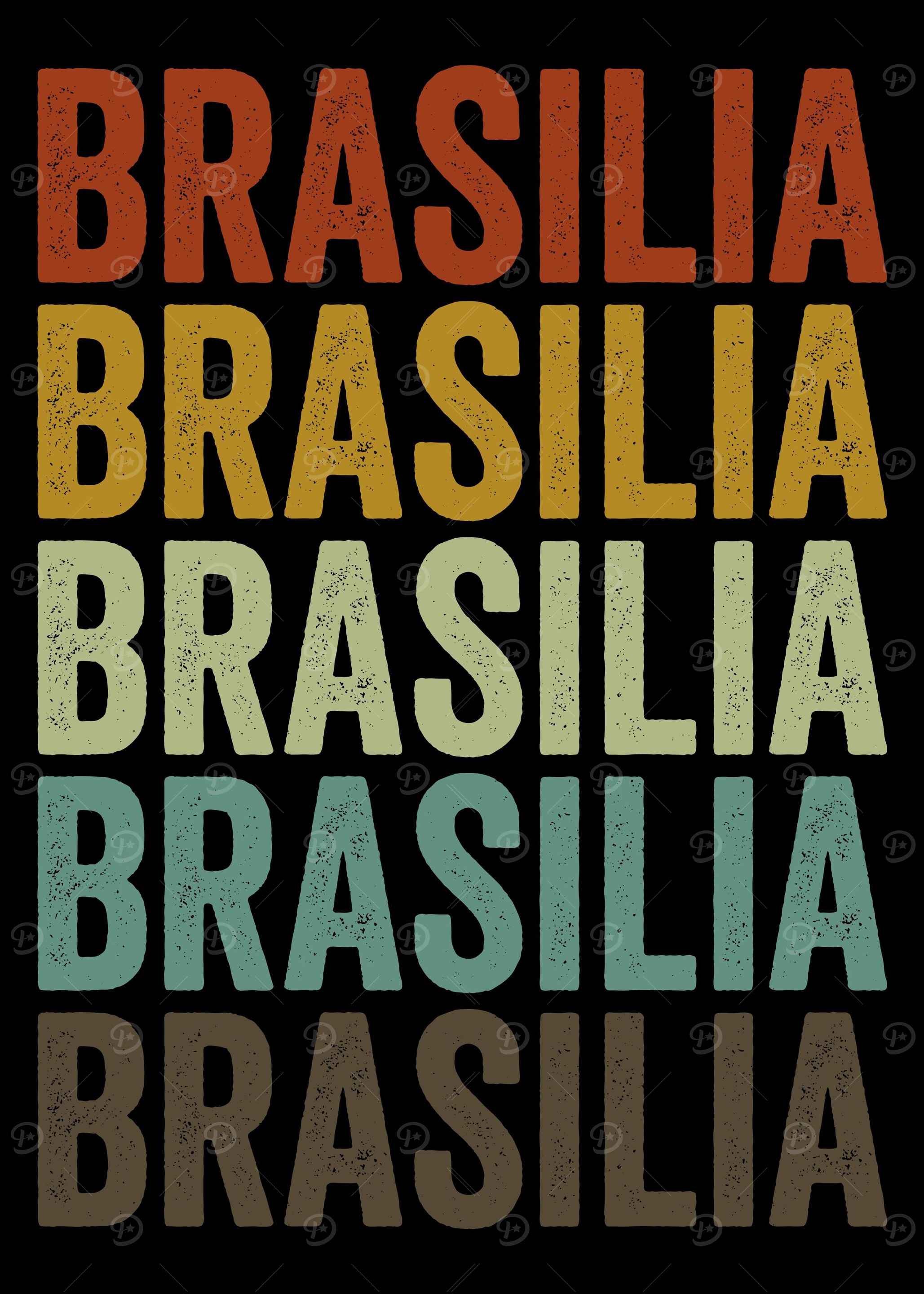 Brasilia Brazil Retro