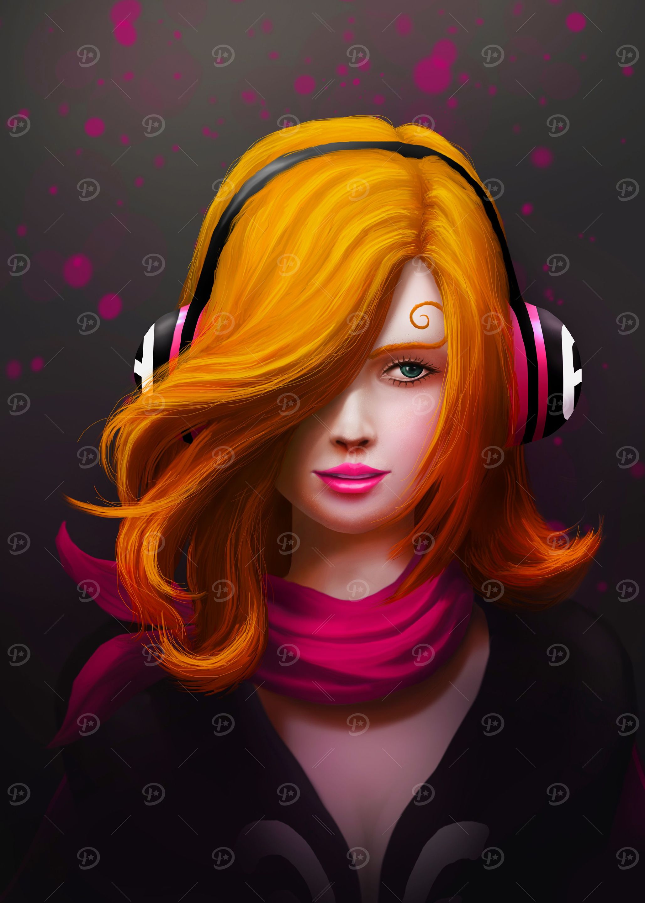 Beautiful Girls Raiju Art