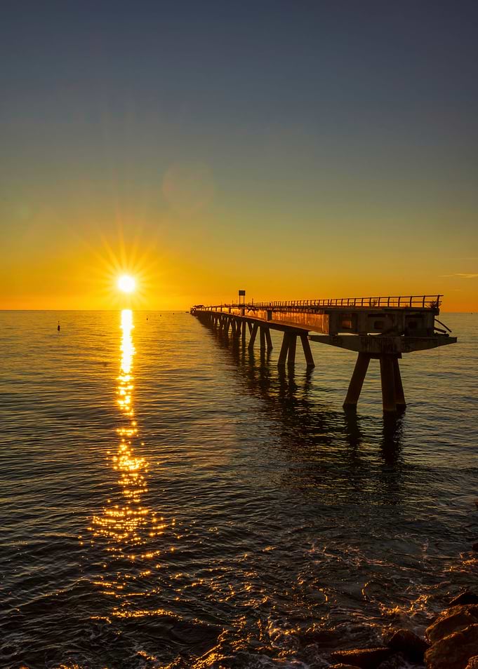 Sunrise landscape sea