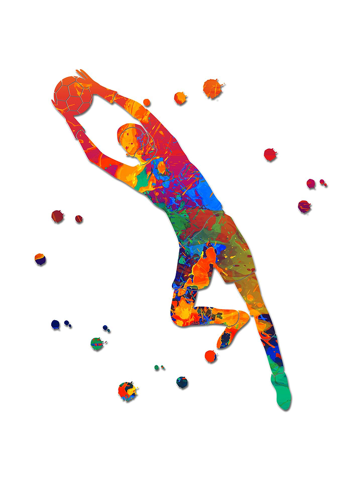 Water color Goalie
