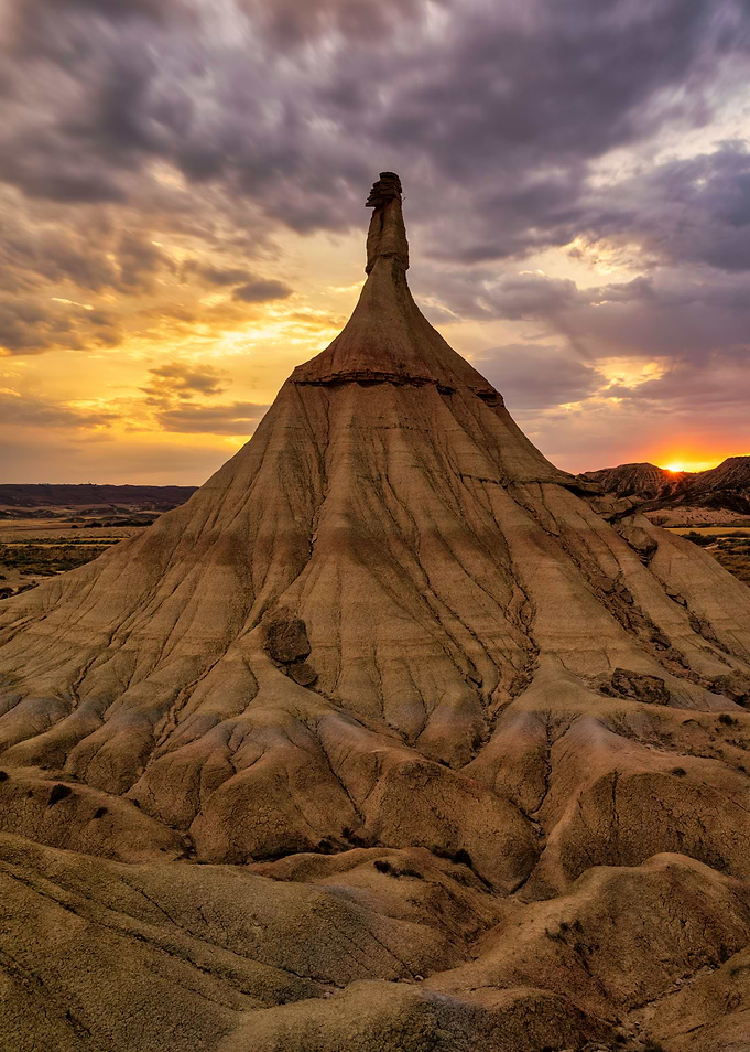 Sunset in the desert