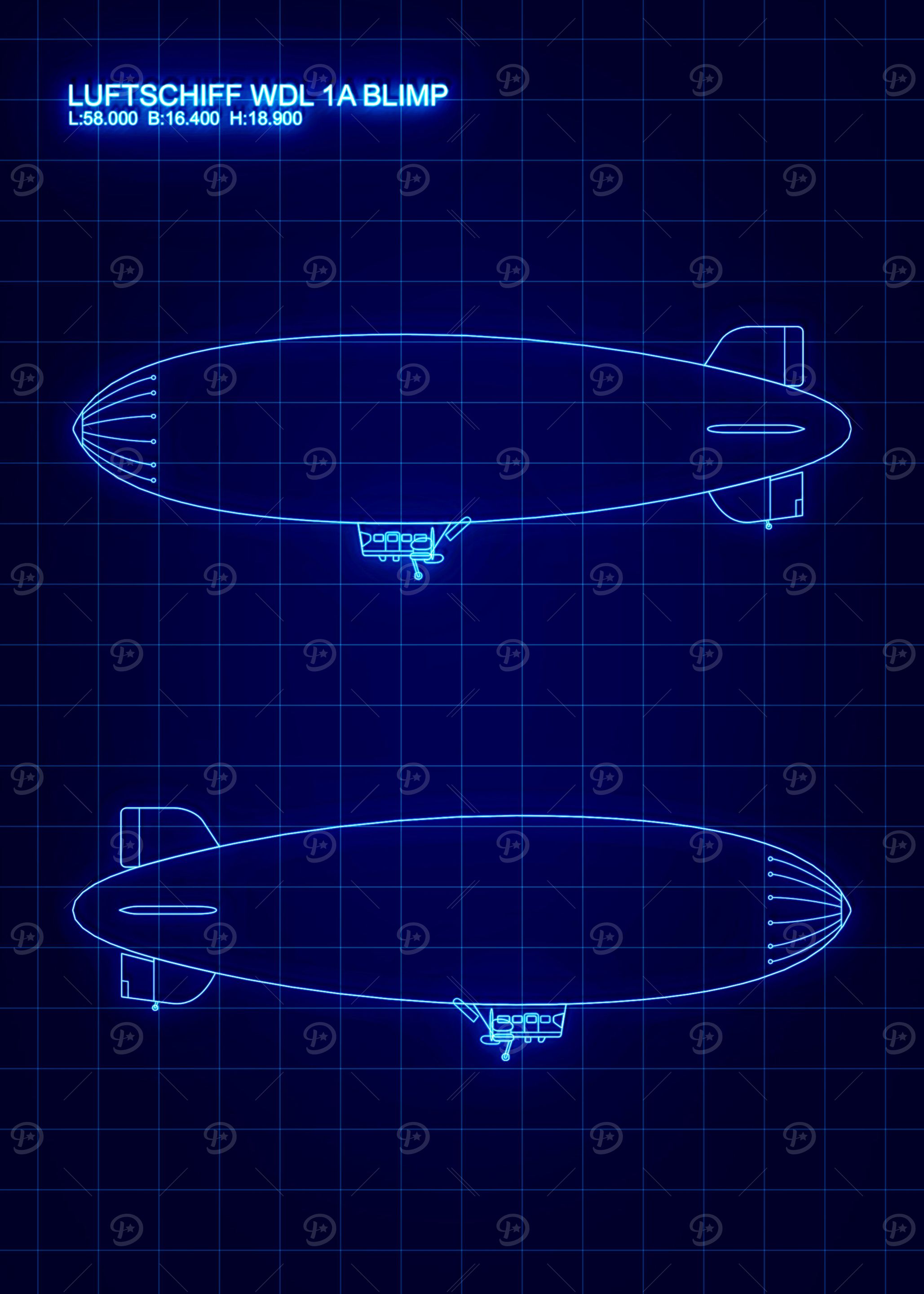 LUFTSCHIFF WDL 1A BLIMP