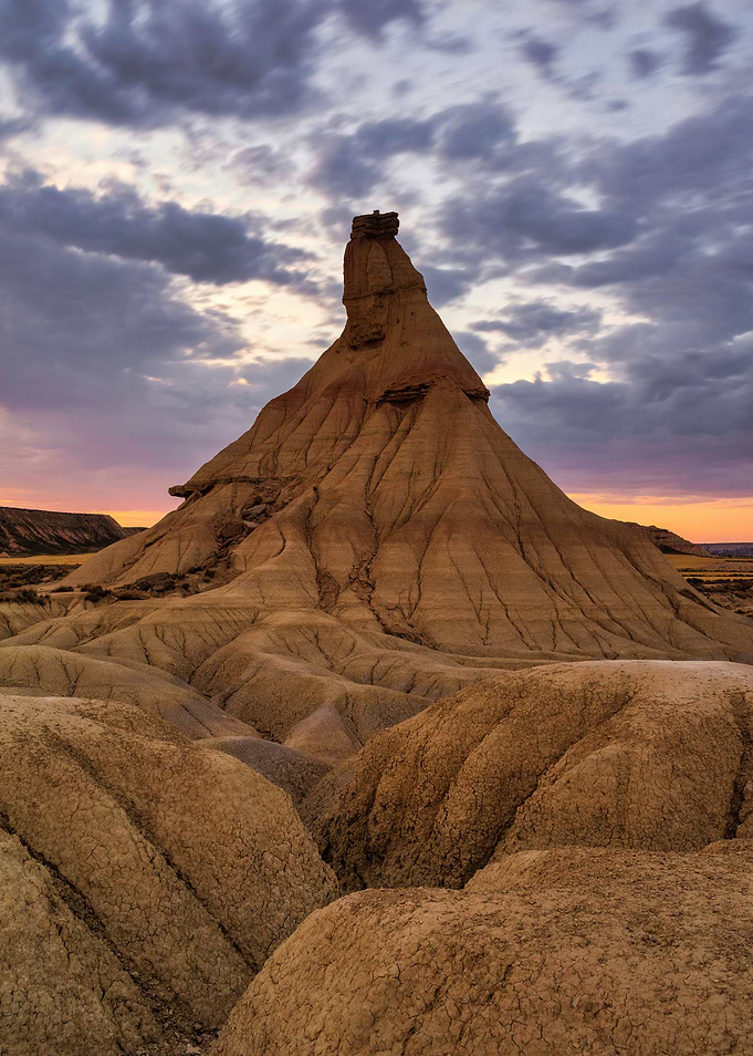 Sunset in the desert