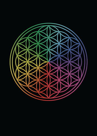 Flower of Life Rainbow