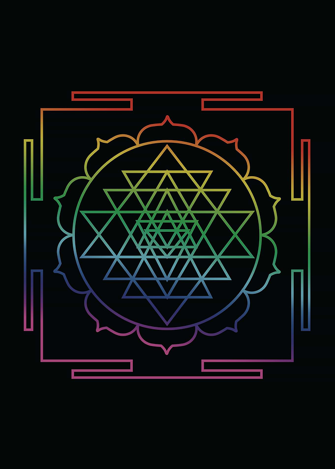 Sri Yantra Rainbow