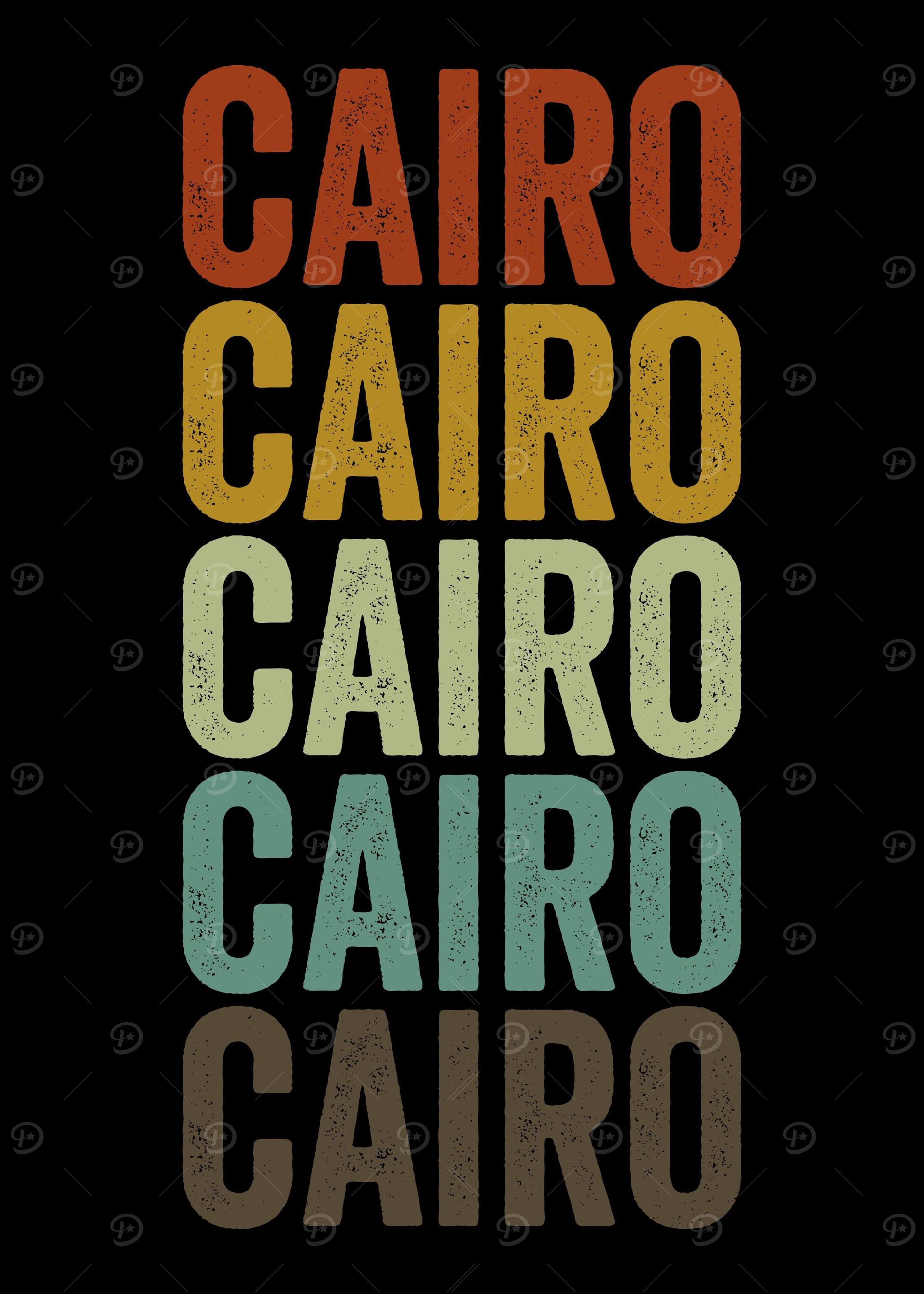 Cairo Egypt Retro Vintage