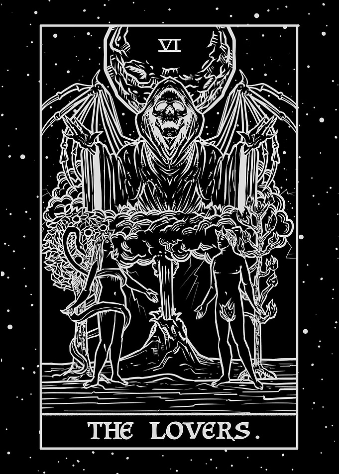 Lovers Terror Tarot Shadow