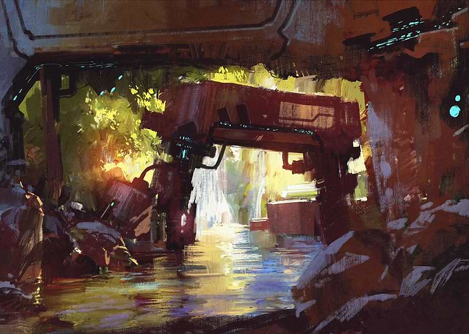 dilapidated forest