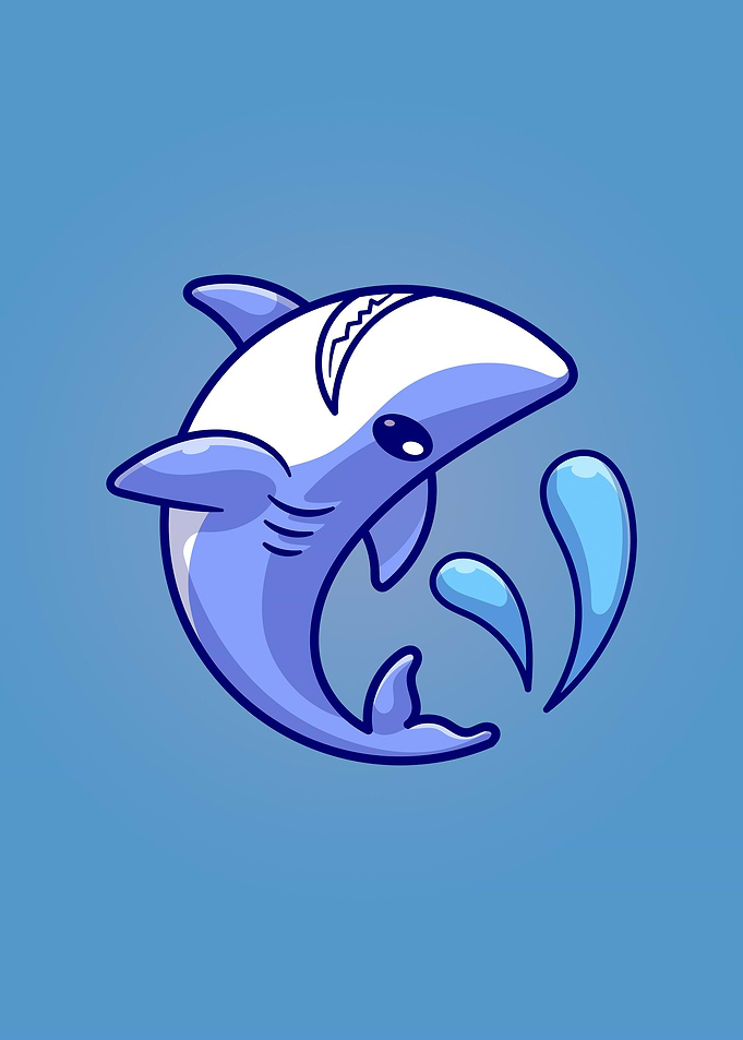 Cute shark