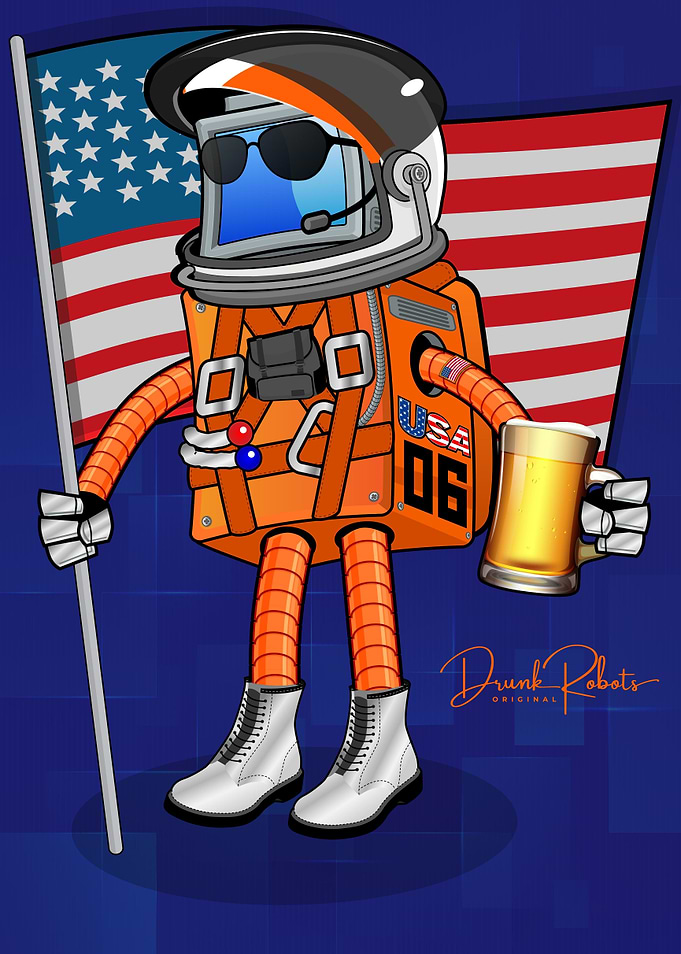 The Drunk Robots Moon