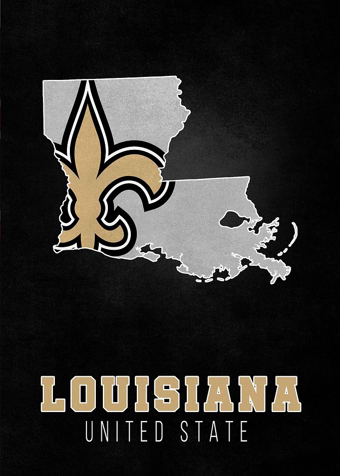 Louisiana State Map