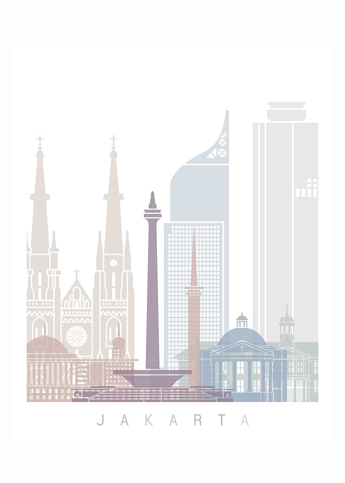 JAKARTA SKYLINE POSTER