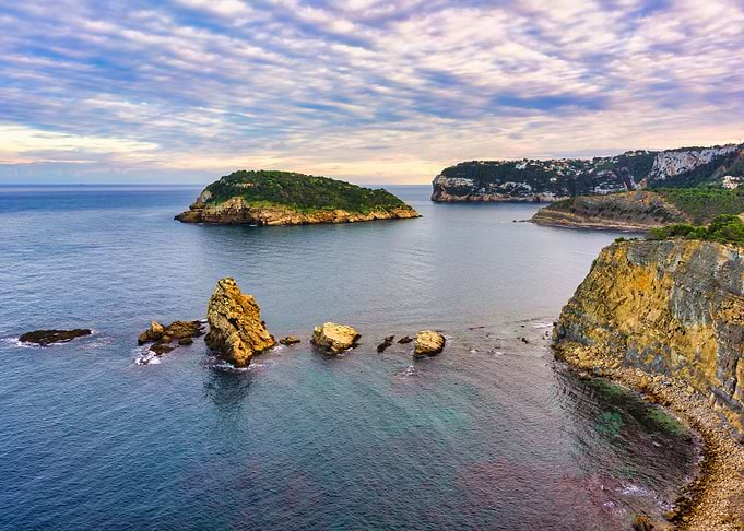 Landscape sea coast