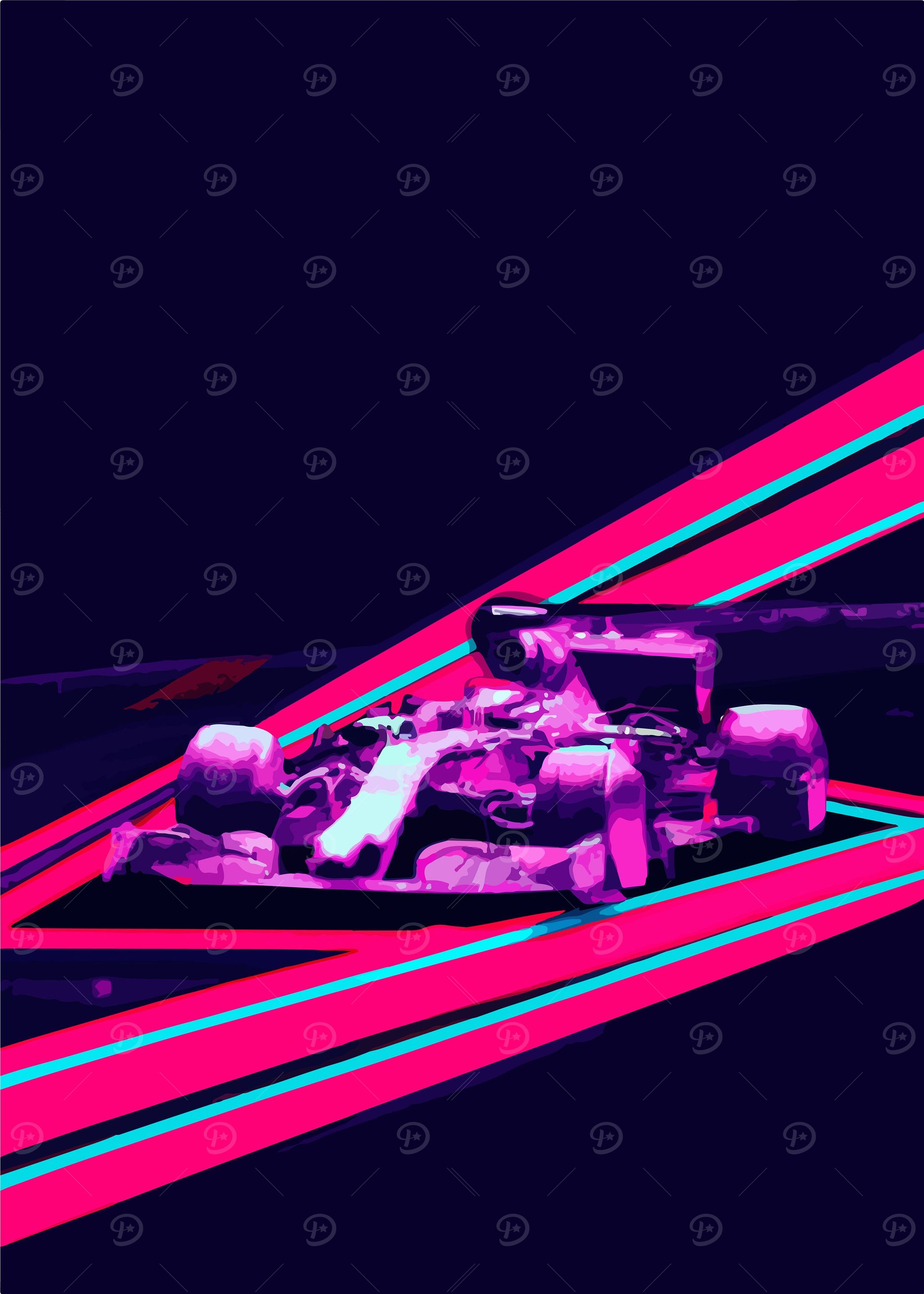 f1 neon line
