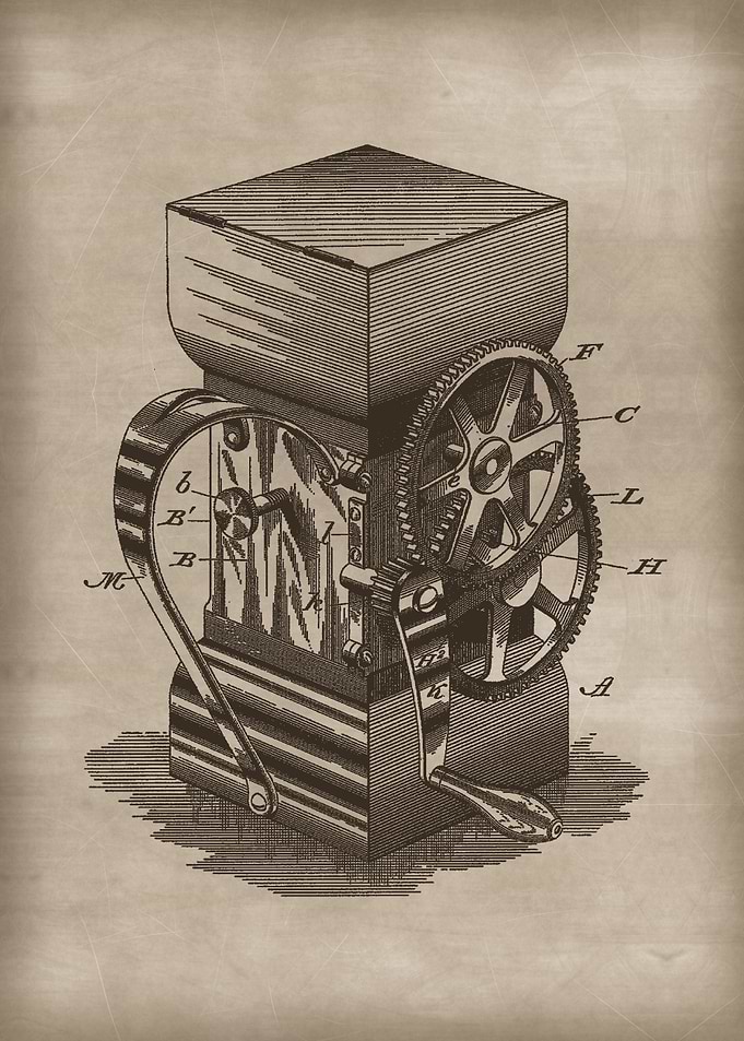 Vintage Coffee Mill 2
