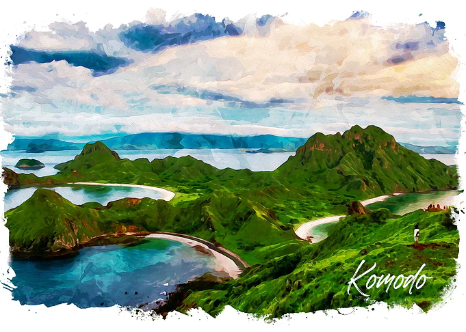Komodo Mountains Indonesia