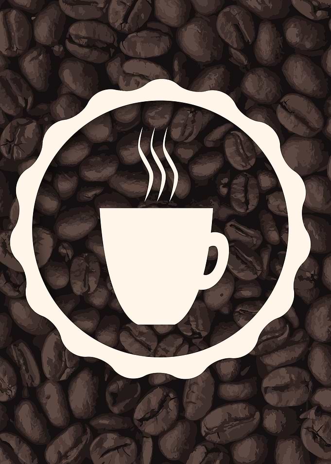 Coffee Beans and Sign
