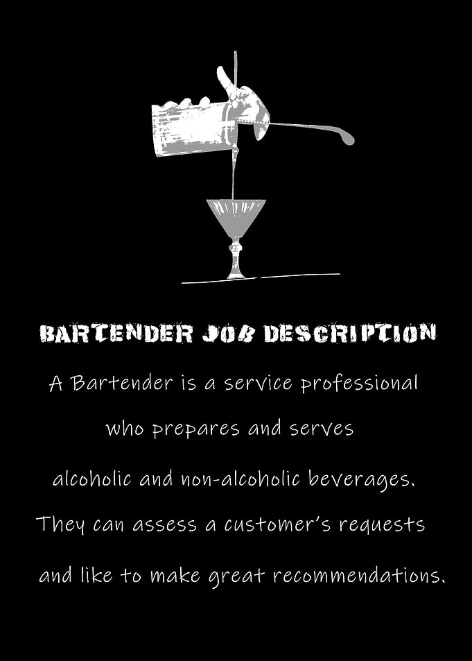 Bartender job description