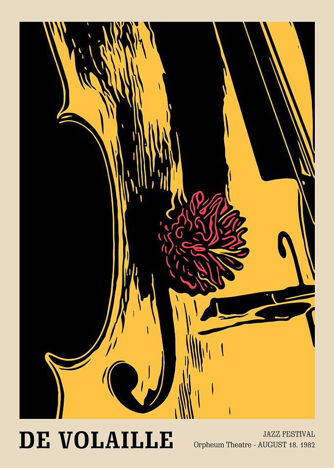 Jazz Festival Retro Poster