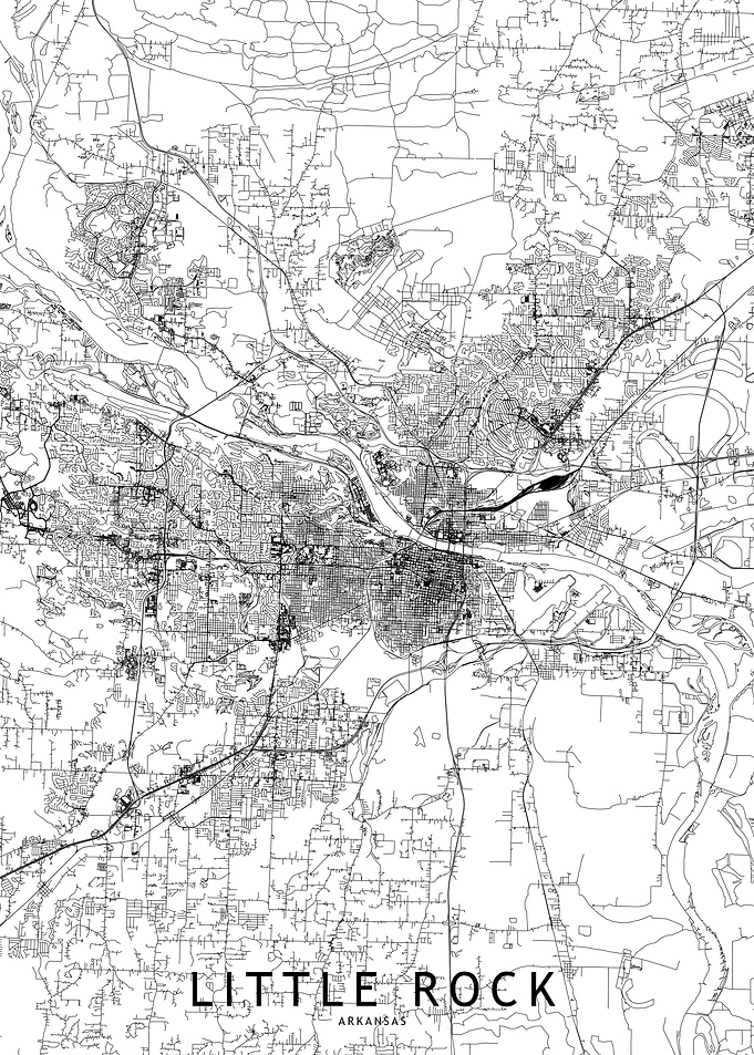 Little Rock Map